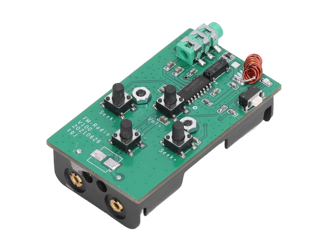 Rádio FM Ajustável 88 108mhz Placa Receptora Estéreo para Diy com S/MARCA