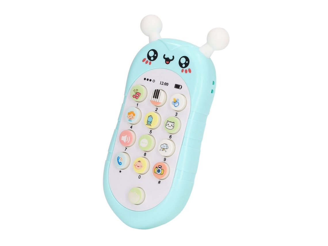 Primerox brinquedo Telefone Infantil Abelha Musical com Cordão para Educação e Dormir Verde