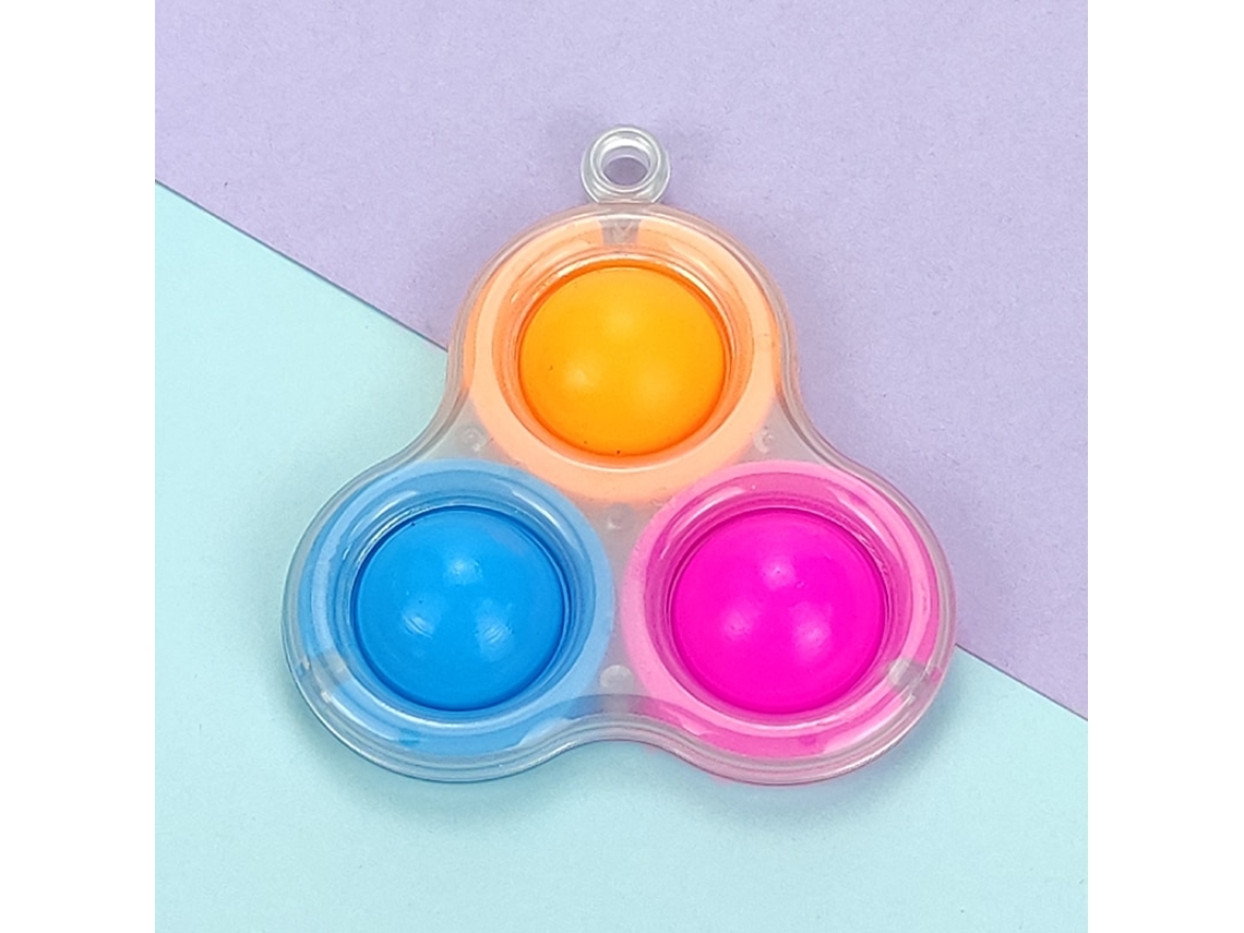 Simpl Gantungan Kunci Peredup Aksesori Jimat Mainan Untuk Pria Wanita Anak-Anak Sederhana Gantungan Kunci Antistress Cincin Hadiah Mainan Fidget