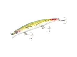 Isca Artificial Minnow Dourado Verde 3un