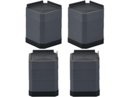 Conjunto De 4 Calços Para Elevar Os Pés Dos Móveis