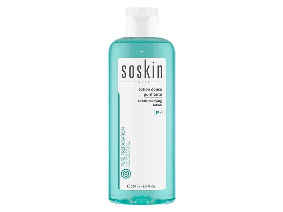 Soskin Limpadores Demaquilantes Loção Suave Purificante 250ml