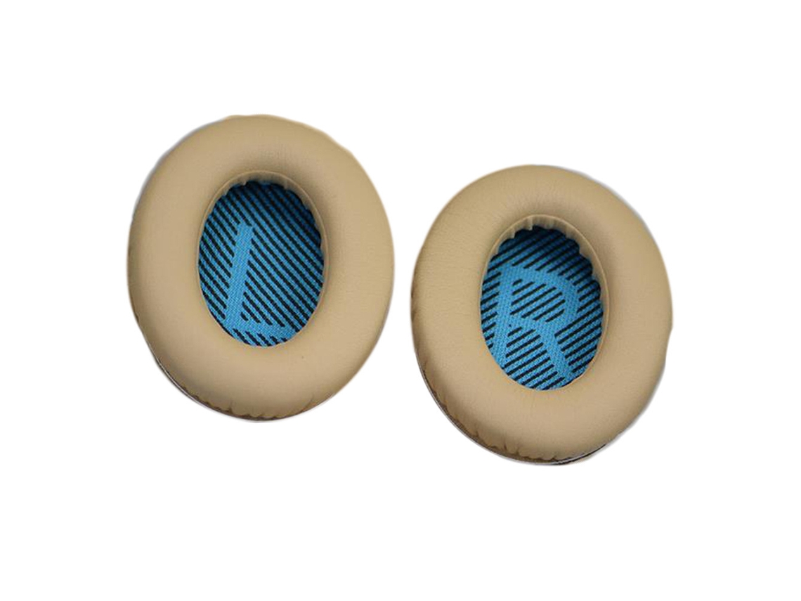 Almofada Para Auscultadores Bose Qc 2 De Orelhas De Esponja Macia Azul Dourado
