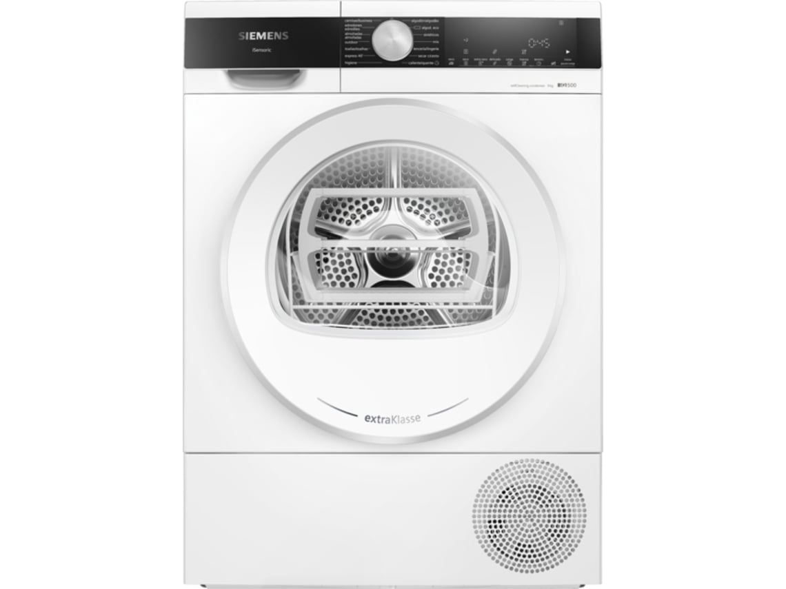 Máquina de Secar Roupa SIEMENS WQ45G2W0EP (9 kg - Bomba de Calor - Branco)