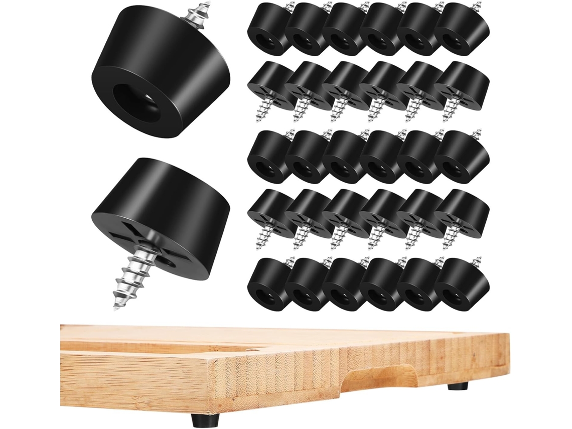 Popetpop Conjunto Com 120 Protetores De Plástico Para Pés Tábuas Corte E Móveis, Em Pvc, Para Uso Versátil