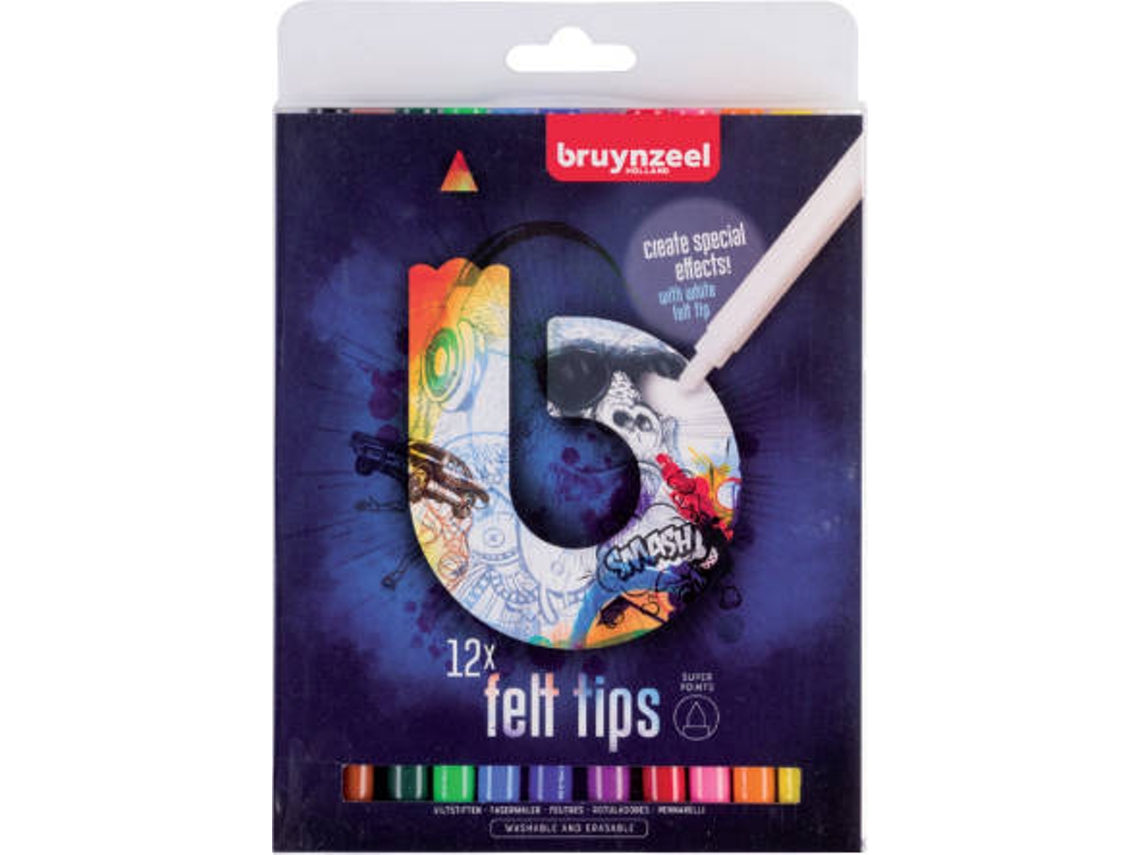 Canetas de Feltro BRUYNZEEL SAKURA 60224012 Multicor