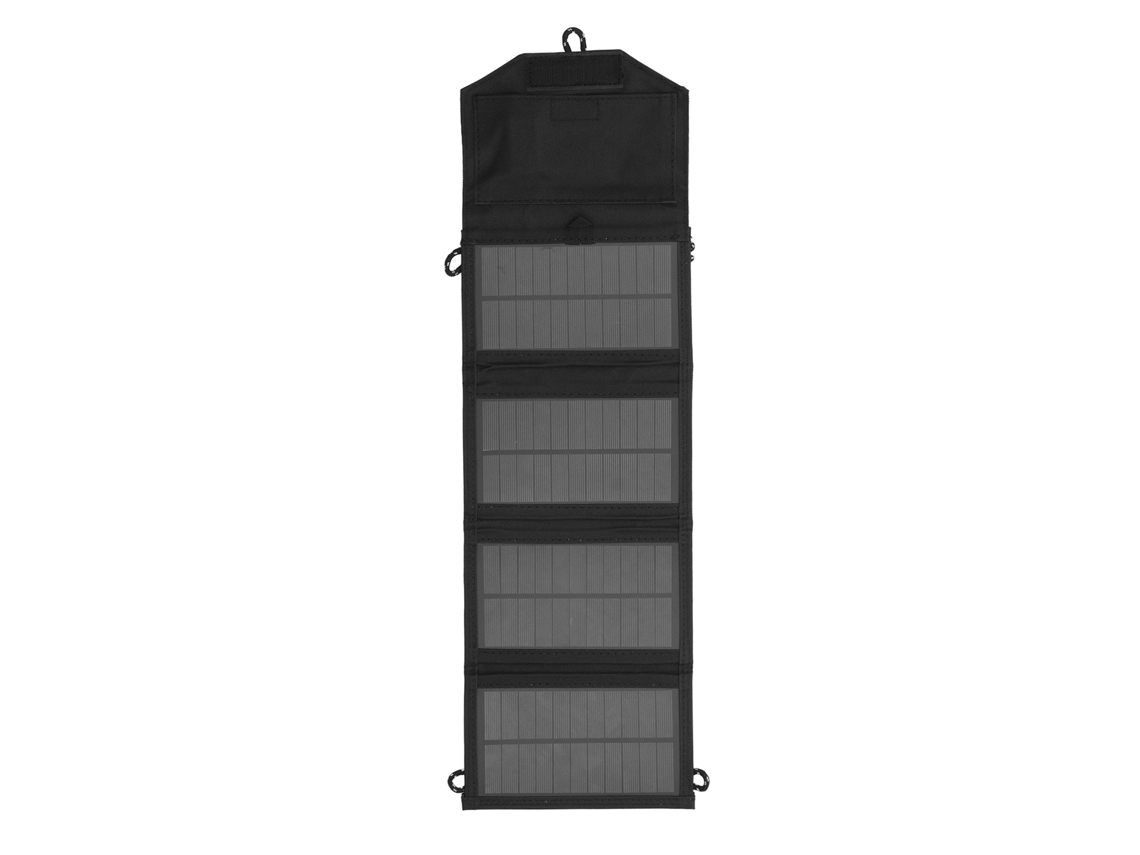 Painel solar portátil Primerox dobrável 7w de alta eficiência para camping e pesca com USB 5v | S/MARCA