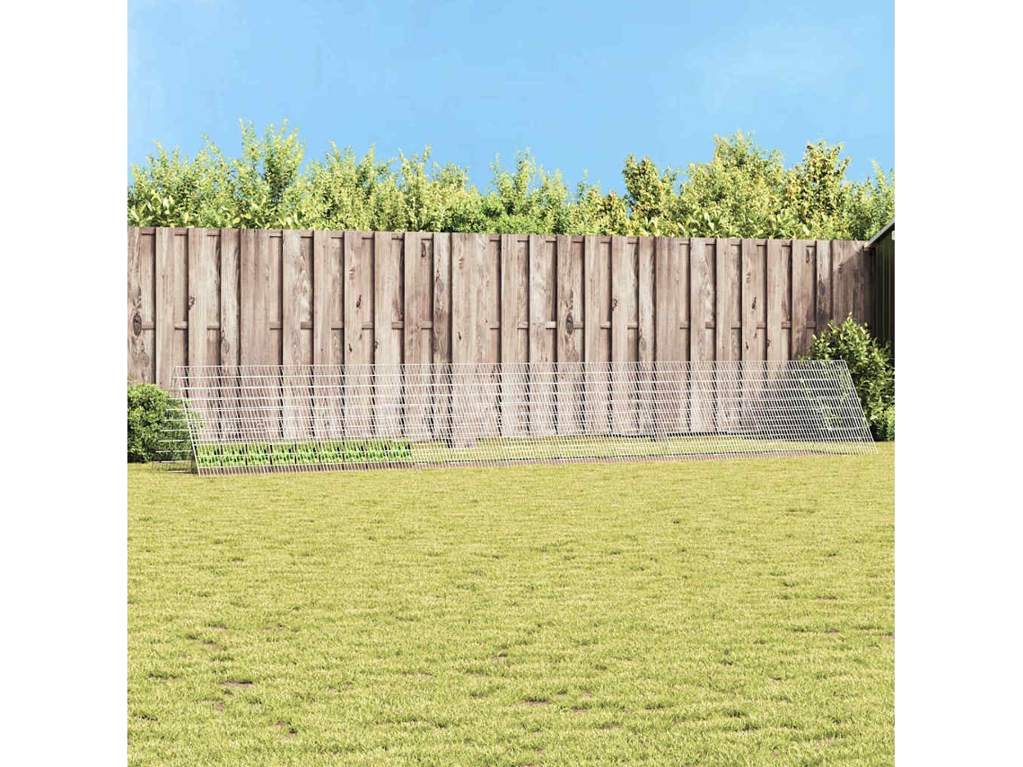Vidaxl Gaiola Para Coelhos Prateado 650 X 100 X 85 Cm Aço Galvanizado