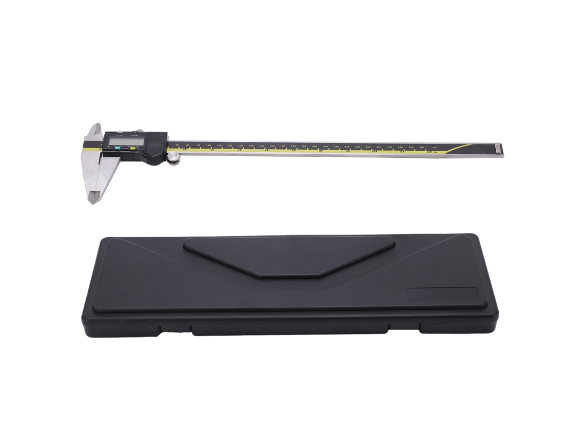 Paquímetro digital eletrônico ABS de 300 mm com precisão de 0,01 mm, display LED, ferramenta de medição industrial