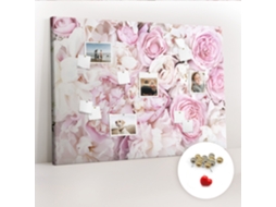 Painel De Cortiça Para Parede Flores Decorativas Para O Corredor Espelharte (140x100 Cm)