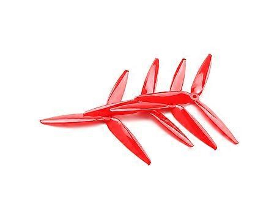 10 Pares De Hélices De 7 Polegadas 7x4x3 3 Lâminas Ccw Cw Pc Hélice Para 7 Polegadas 8 Polegadas Fpv Rc Drone Vermelho Brilvibera