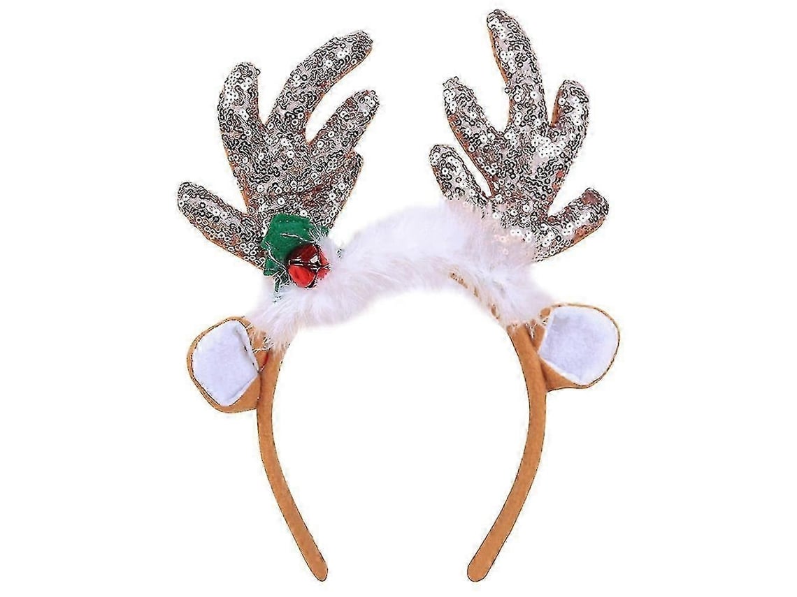 Faixa De Cabelo Com Chifres De Alce, Multicolorida, Para Presentes De Natal