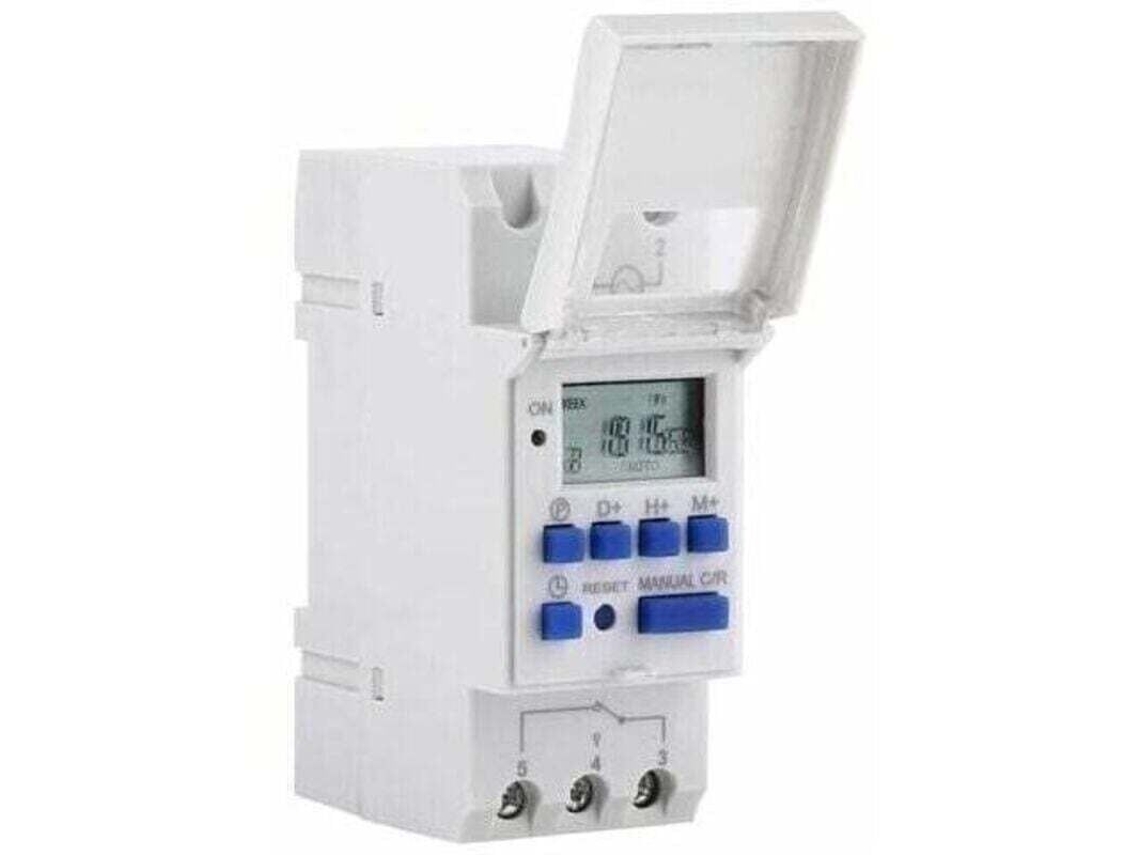 Temporizador Lcd Programável Semanal, Interruptor Temporizador Digital 15a AQUAFORGE (220v)