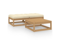 Garden Lounge Set, Garden Lounge Sets Vidaxl Marrom Madeira De Pinho (n/a)