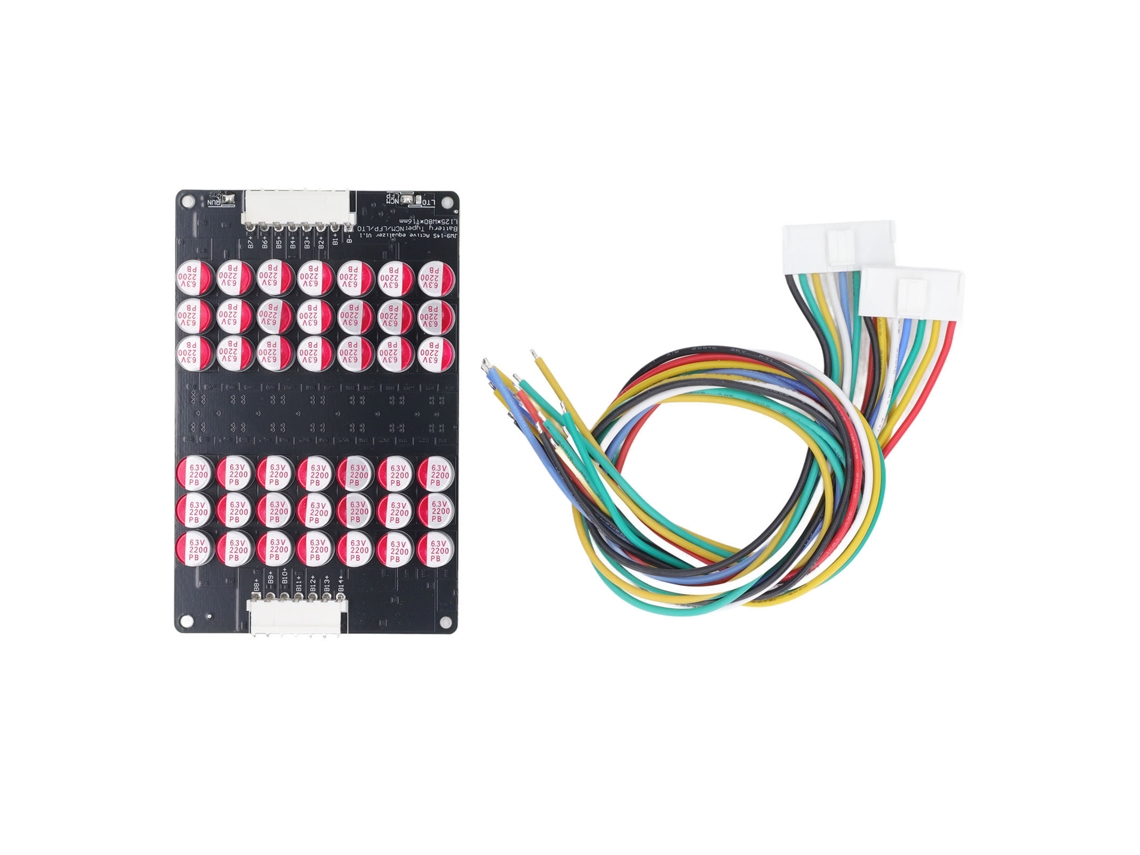Equalizador Activo De Baterías De Litio 10-14s 5a Para Lifepo4 Lipo Lto Transferencia De Energía Capacitor