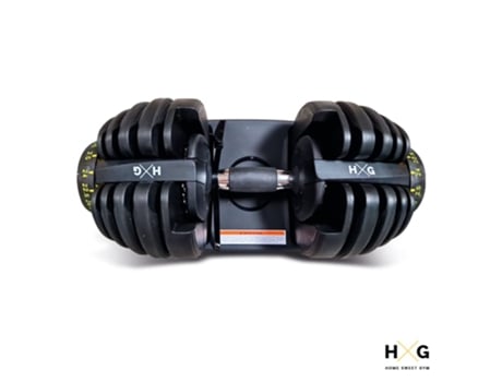 Haltere Ajustável 24Kg com Suporte Trava Fácil e Segura HXG