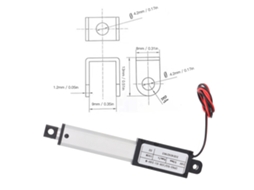 Atuador Linear Elétrico Micro 24v 50mm 150n