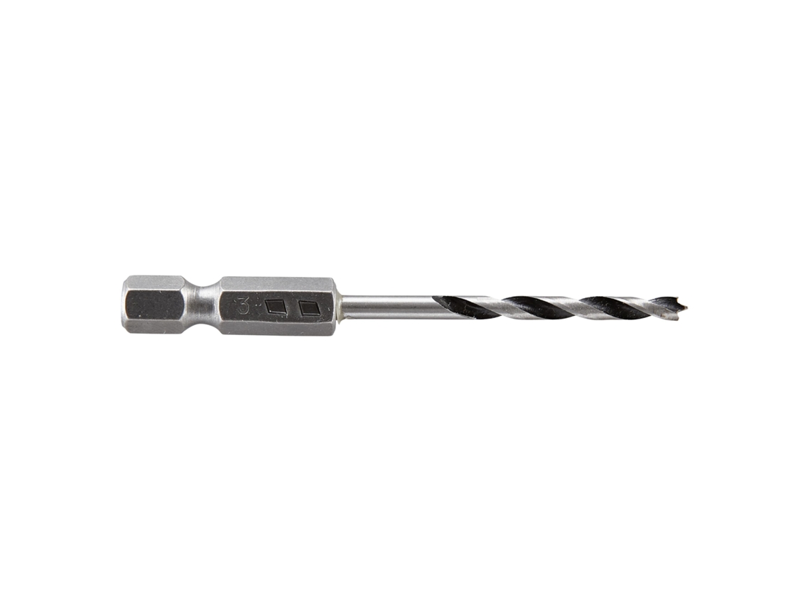 1 broca helicoidal para madeira Wolfcraft Ø 4,0 x 75 mm