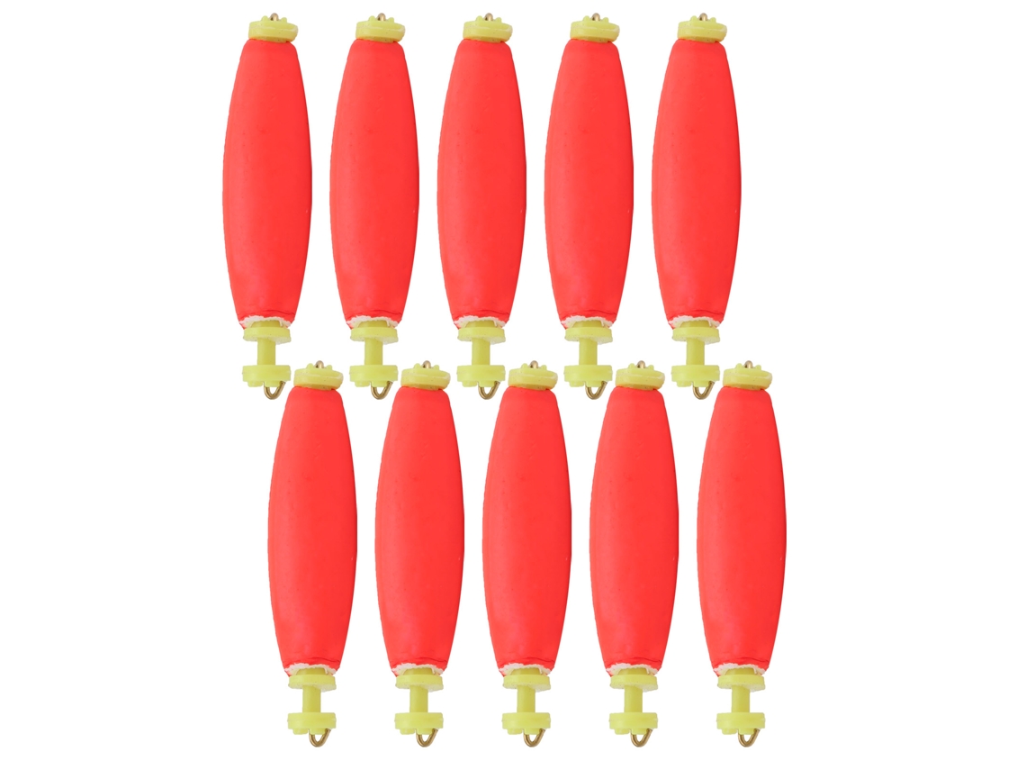 10pcs Flutuador Eva para Pesca Oval Multiuso