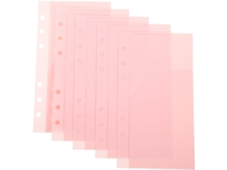 Zerodeko Conjunto de 5 Inserções Portáteis em PP para Pastas, Práticas para Materiais de Escritório e Controle de Orçamento