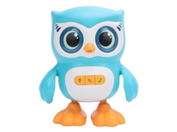 Primerox brinquedo de Coruja Elétrica Inteligente Dançante Cantando Educativo para Bebês Azul