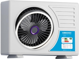 Ventilador Usb Preto De 6 Velocidades Com Reservatório Água,