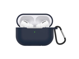 Capa protetora de silicone sólido para fones de ouvido AirPods Pro, com gancho GIECY (branca)