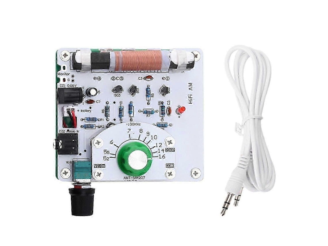 Kit de Transmissor de Rádio MW GOKOCO 525 a 1605khz com Placa Circuito Diy