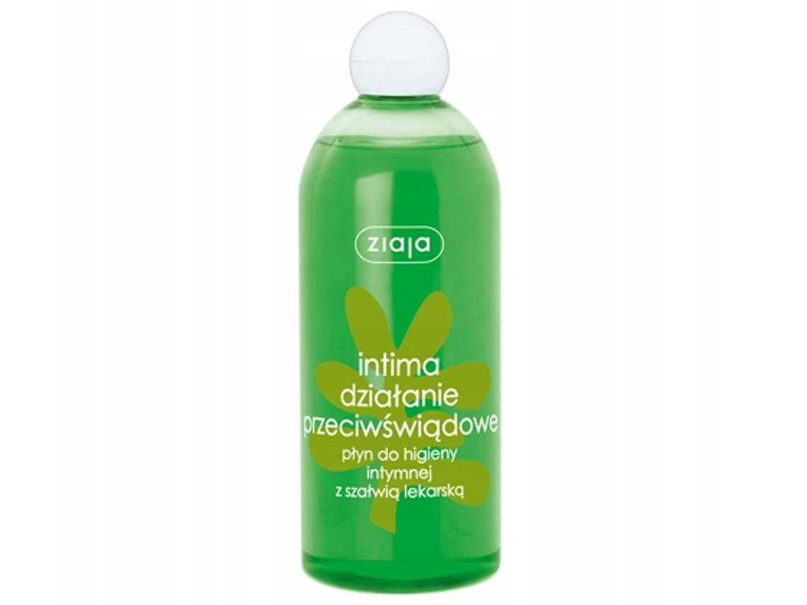 Solução De Higiene Íntima Ziaja Íntima Com Sálvia, 500ml.