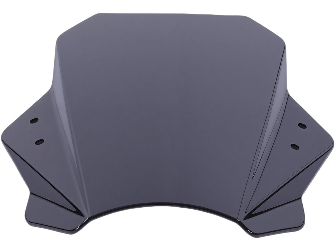 Evgatsauto Para Brisa Universal Ajustável Motocicleta, Guidão De 22-28mm, Compatível Com Para Brisa Azul Transparente
