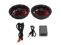 Ventilador Motor Sem Escovas 9 Lâminas para Colete de Resfriamento 100 240v