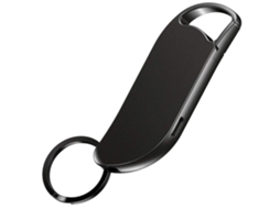 Gravador de Voz Digital de 64 Gb Minigravador de Voz para Reuniões de Conferência Cancelamento de Ruído Estéreo Hd Triplo Prata