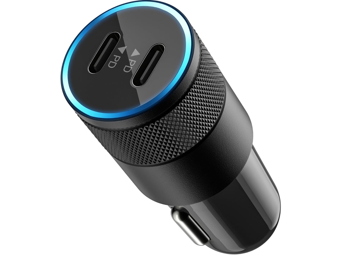 Carregador Carro Usb c Dual Pd30w, 2 Portas ZYBLSSBB