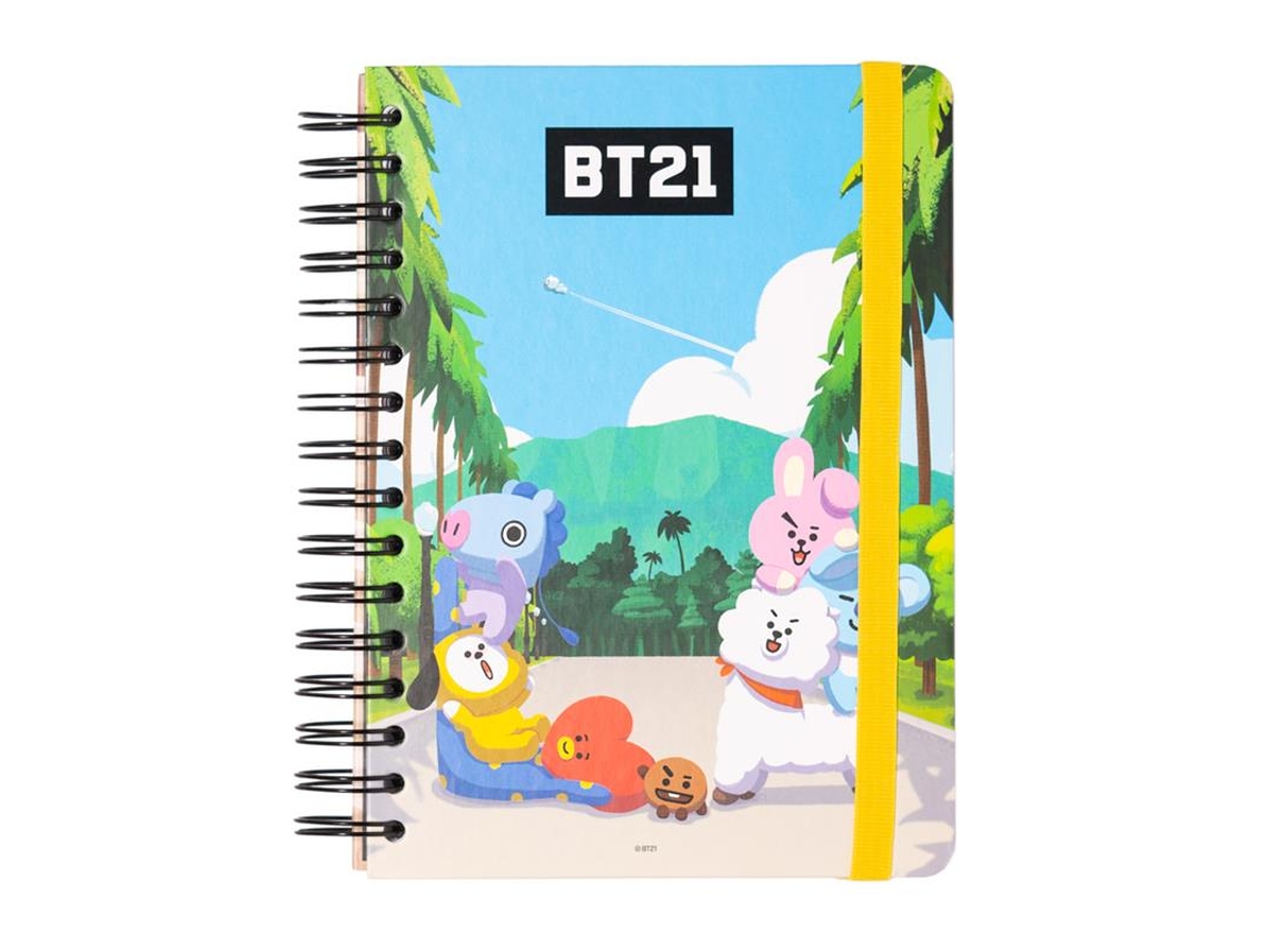 Line Friends Caderno A5 Brilvibera