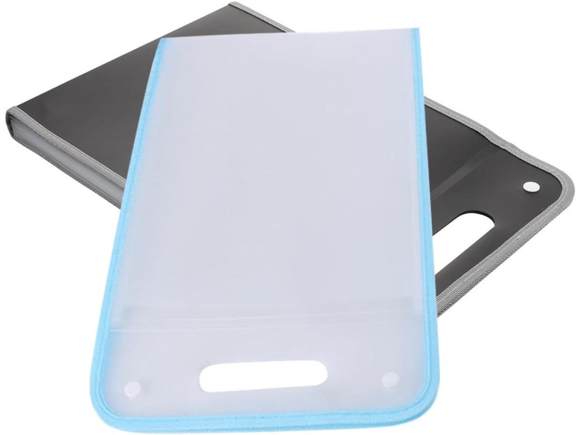 Pastas Sanfonadas Hanabass 2de Grande Capacidade Em Plástico Com Vários Bolsos Organização De Documentos Escritório