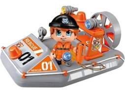 Boneco PINYPON action lancha de rescate