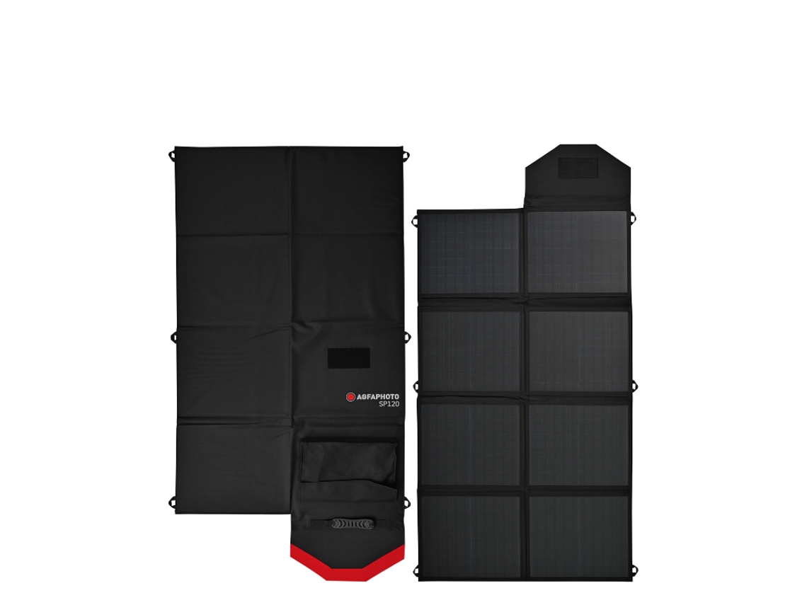 Painel Solar Agfaphoto Sp120 Painel Solar Móvel 120w Mono 18v World Edition 10