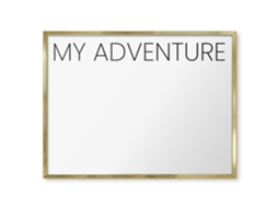 Magnetic Board My Adventure For The Living Room Espelharte (80x60 Cm)