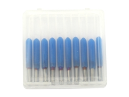 10pcs Broca de Gravação CNC Aço Tungstênio 3.175mm 90° (0.1mm)