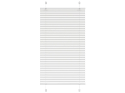 Vidaxl Branco Plissada Cega 80x100 Cm Largura Tecido 79,4 Cm Poliéster