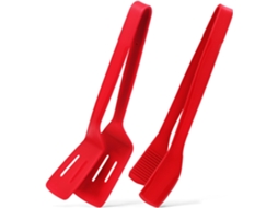 Conjunto De Pinça E Espátula Silicone Alipis 1 Peça Para Churrasco Culinária Ferramenta Prática Com Cabo Confortável