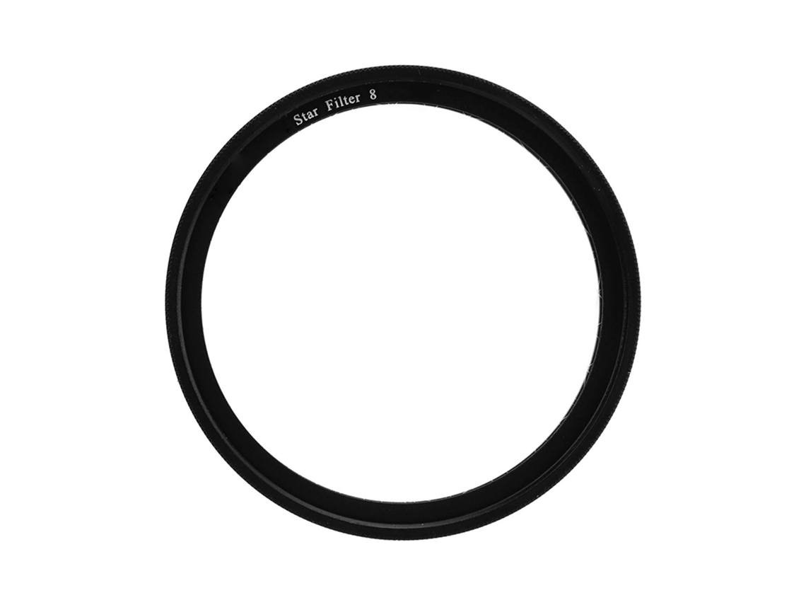 Filtro estrela ajustável de 72 mm com revestimento HD de alta qualidade para câmeras DSLR, efeito estrelado (8 raios).