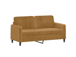 2-seater Sofa, 2-seater Sofas Vidaxl Marrom Veludo (n/a)