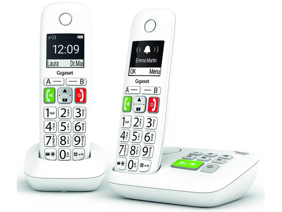 Telefone Fixo GIGASET E290A Duo Dect Branco