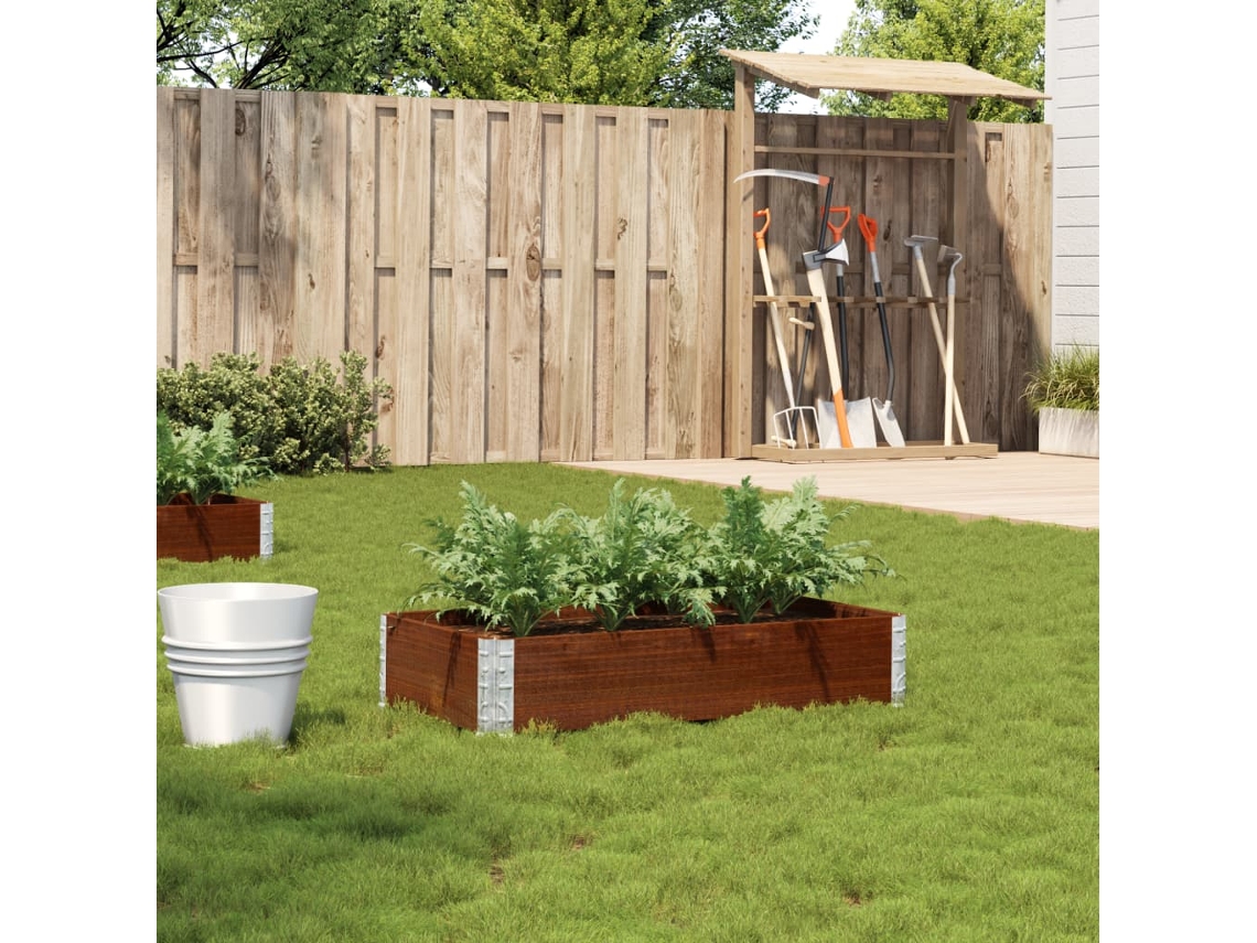 Vidaxl Vaso/floreira Para Jardim 100x50 Cm Pinho Maciço Castanho