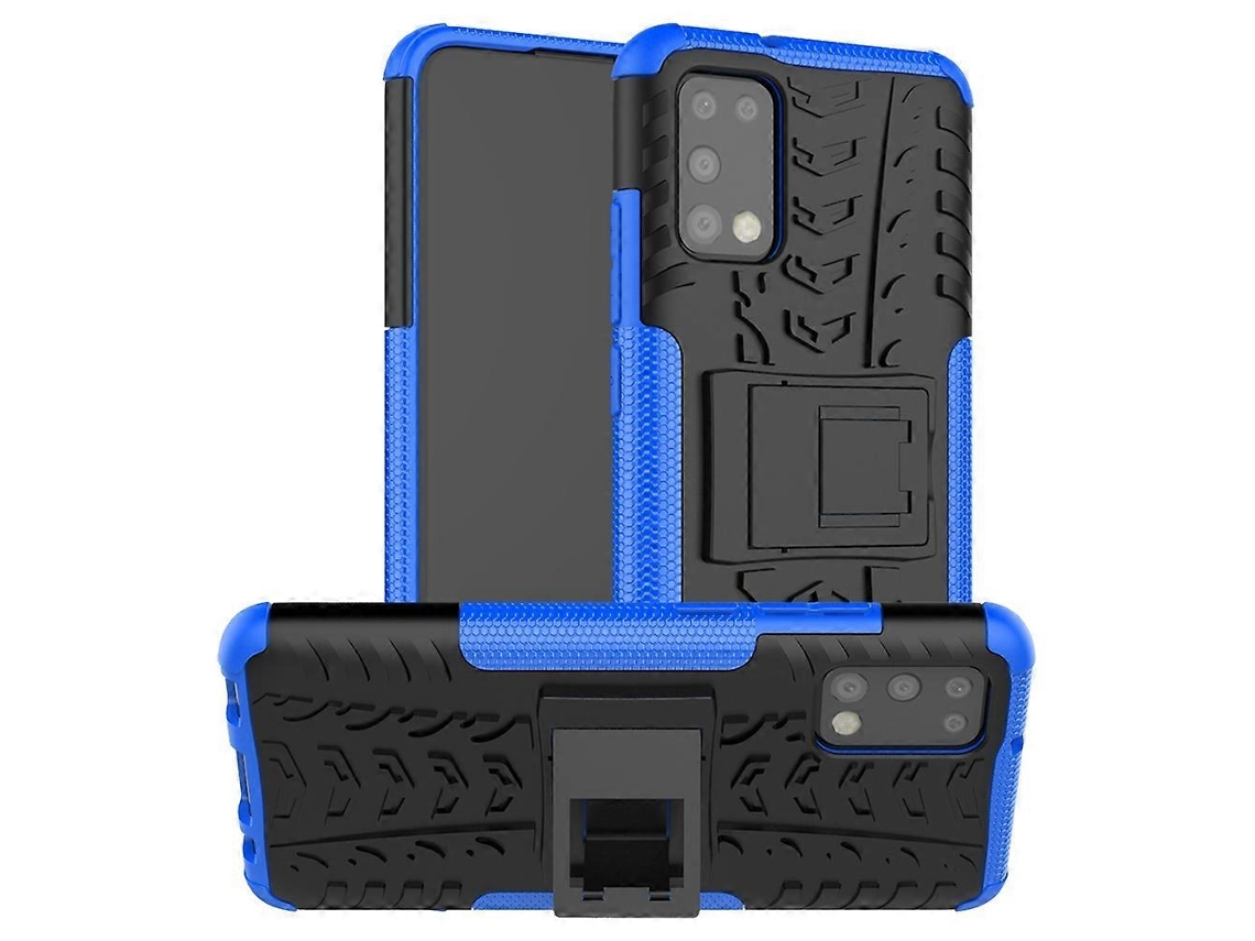 Capa Protetora De Tpupc Com Textura De Pneu E Suporte Para Samsung Galaxy A02s (edição Eua) (vermelha)