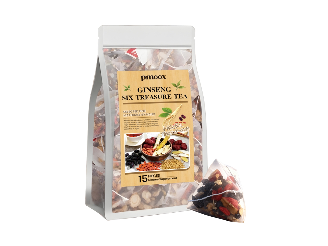 Chá Ginseng Seis Tesouros Nutritivo