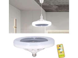 Ventilador De Teto Fechado Sem Pás Com Luz Led 30w, Lâmpada Pequena E