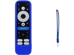 Capa Protetora Macia Para Controle Remoto, Capa De Silicone Resistente A Arranhões Com Cordão.