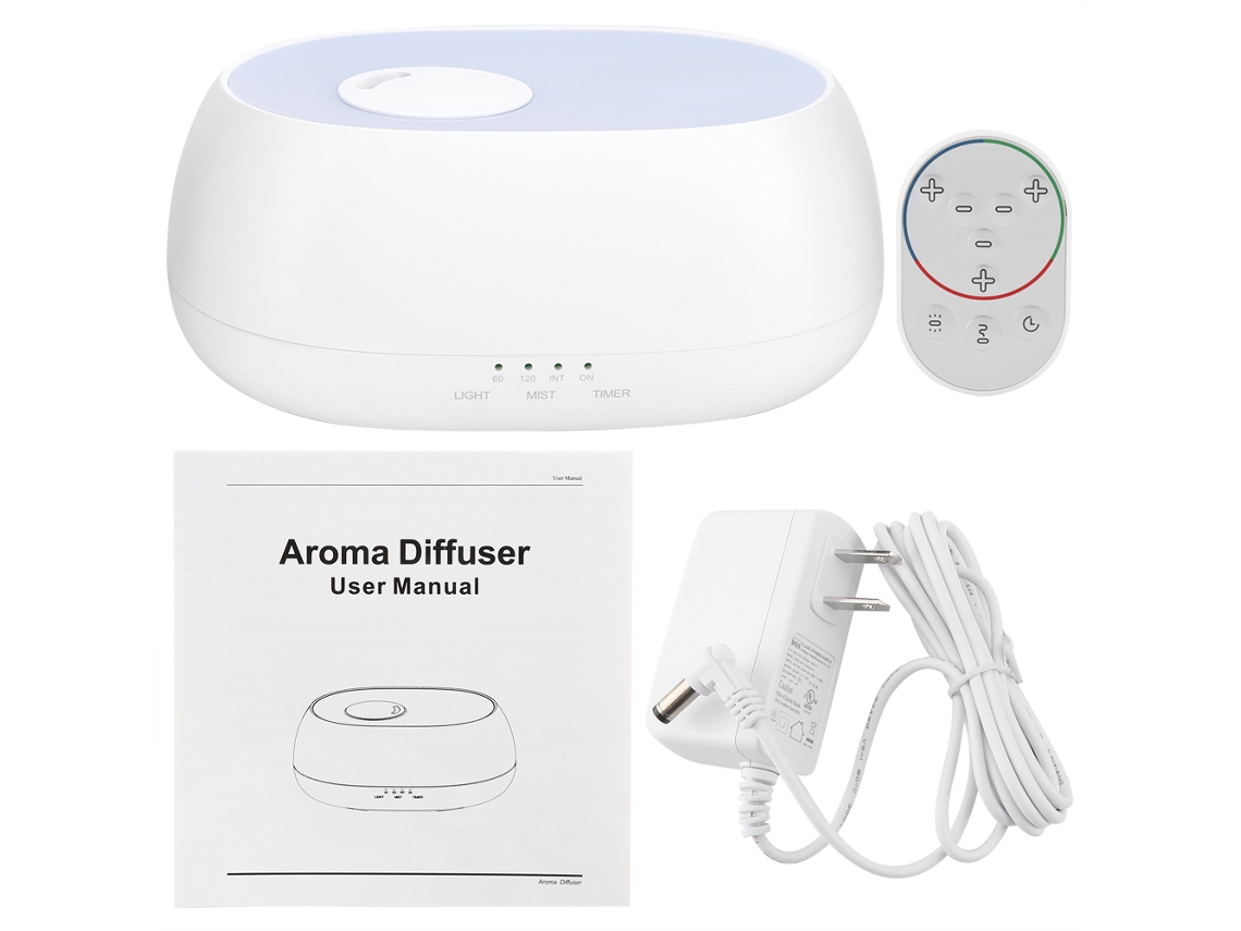 Laxiscreed Difusor Ultrassônico De Aromaterapia 500ml Com Controle Remoto Inteligente